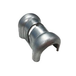 Corredera para doble rodamiento Ø 28 con entallas para soporte  dentado 3 mm.