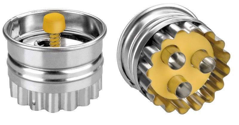 Corta pastas linzer rizado