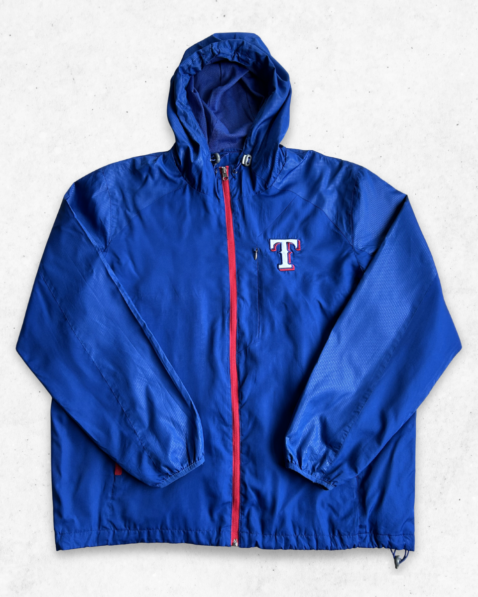 Cortavientos MLB Texas Rangers Azul L