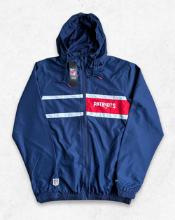 Cortavientos NFL New England Patriots Azul Marino M