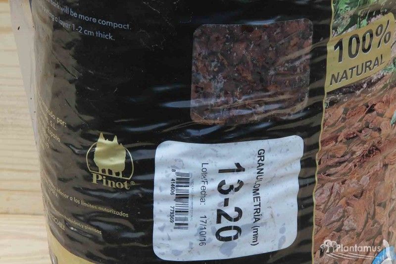 Corteza de pino tamaño medio