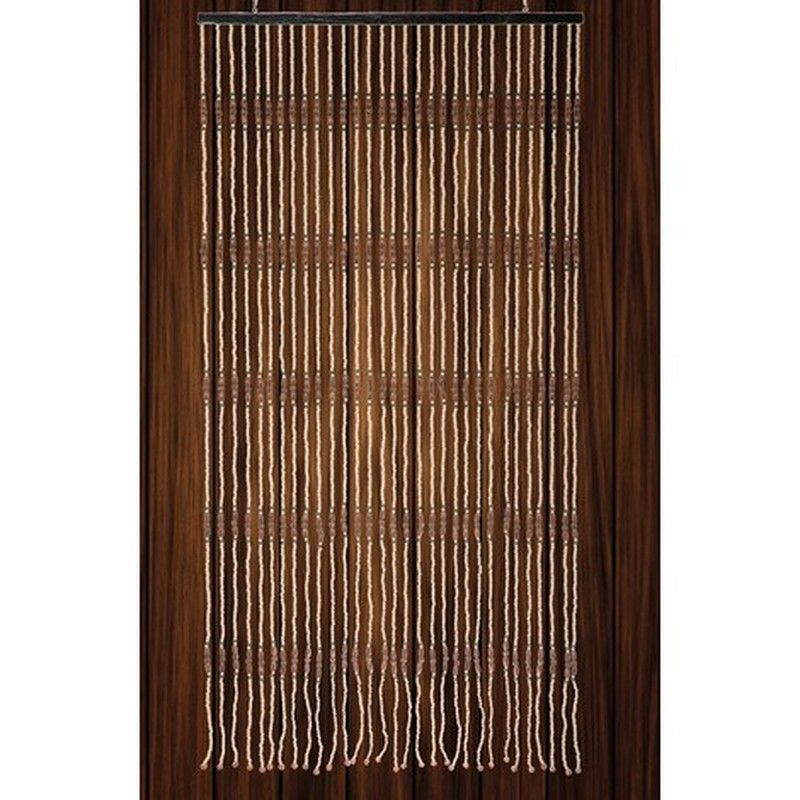 Cortina bambú color para puerta 90x180 cm. Profer Green