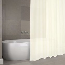 Cortina baño poliéster HABITEX Cortina Baño Poliester 180X200Cm.Beige