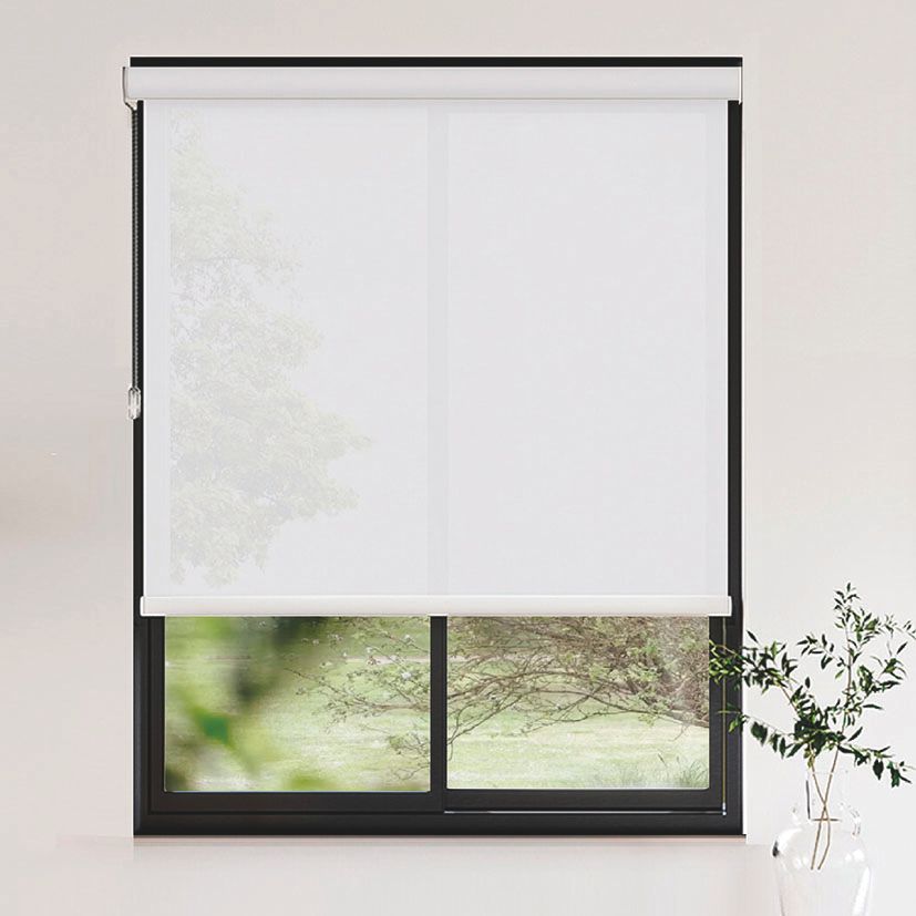 Cortina Enrol.Sunscreen Blanco 100X180