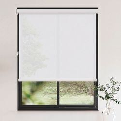 Cortina Enrol.Sunscreen Blanco 125X180