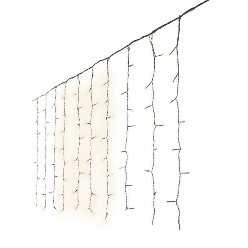 Cortina led exterior blanco calido 225x150cm-240l