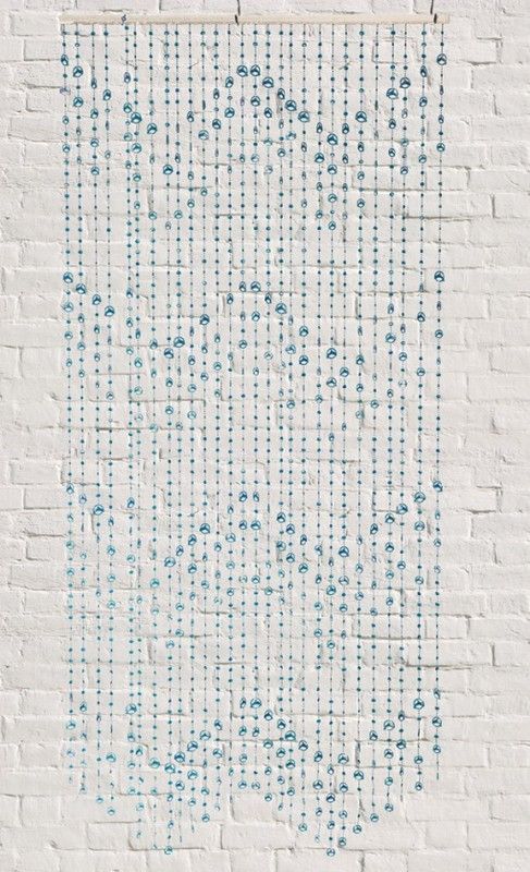 Cortina plástico azul para puerta 90x180 cm. Profer Green