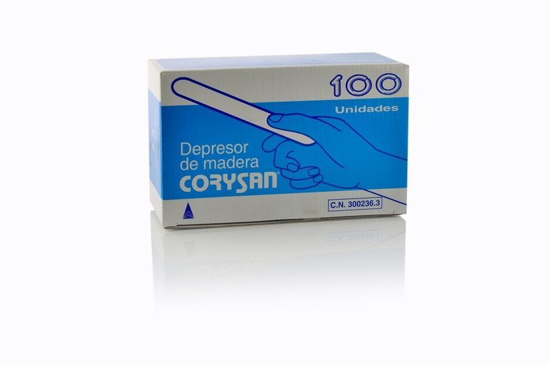 Corysan Depresores de Madera 100 u.