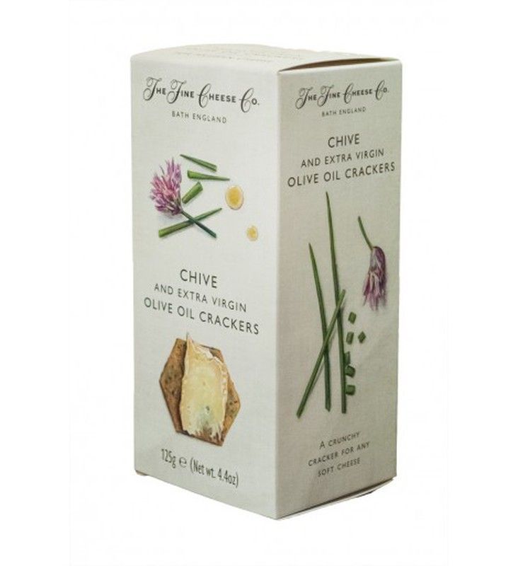 Crackers aceite oliva y cebollino the fine cheese co
