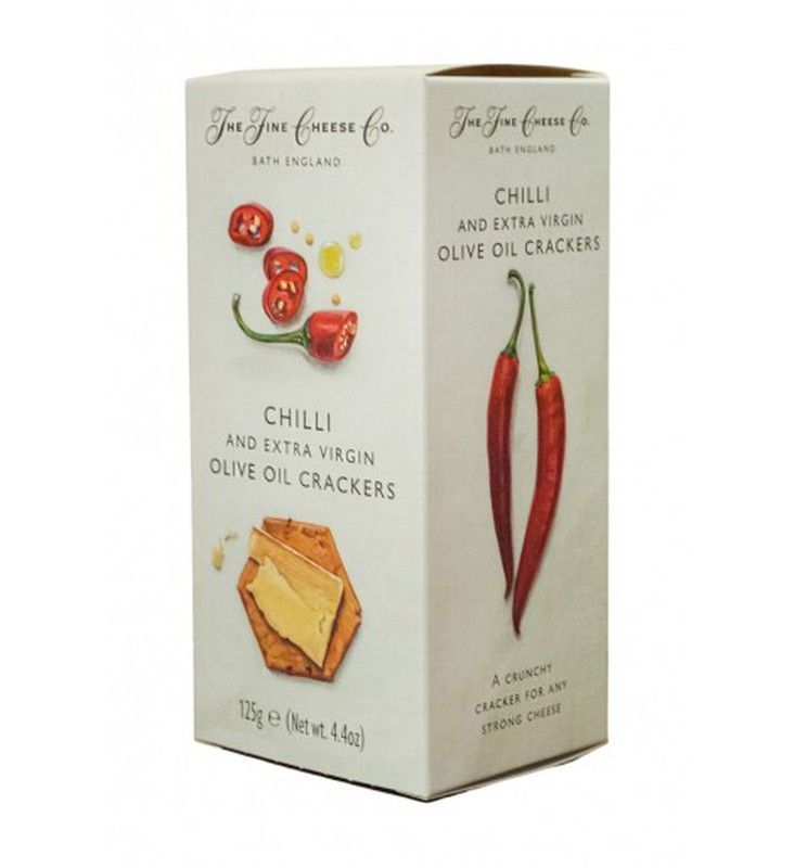 Crackers aceite oliva y chilli rojo picante the fine cheese co