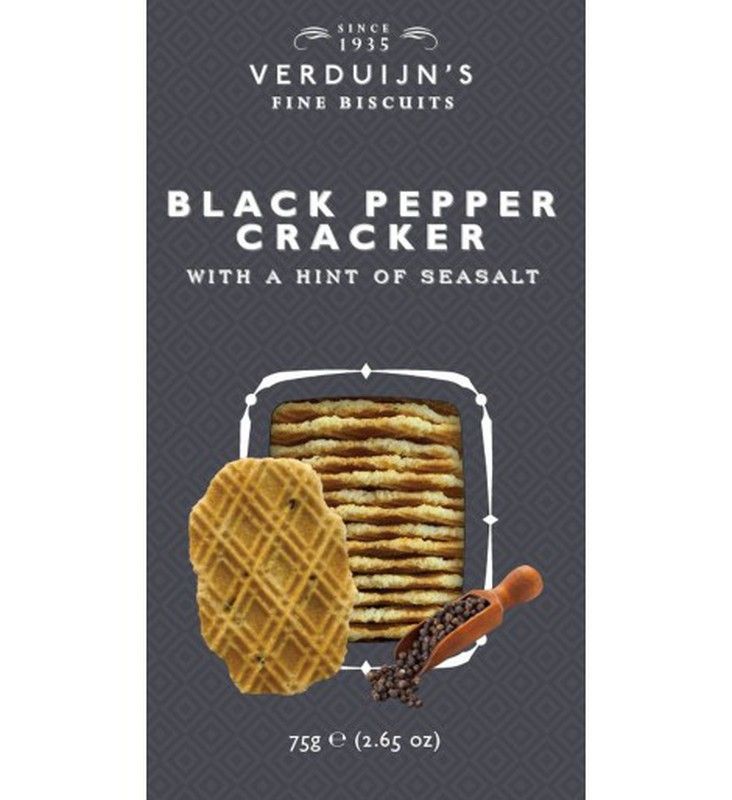 Crackers con pimienta y sal  verduijn's