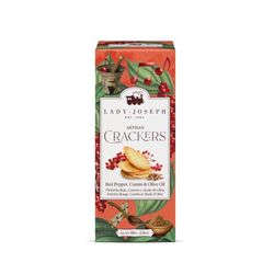 Crackers Gourmet Pimienta Roja y Comino Lady Joseph 100 grs