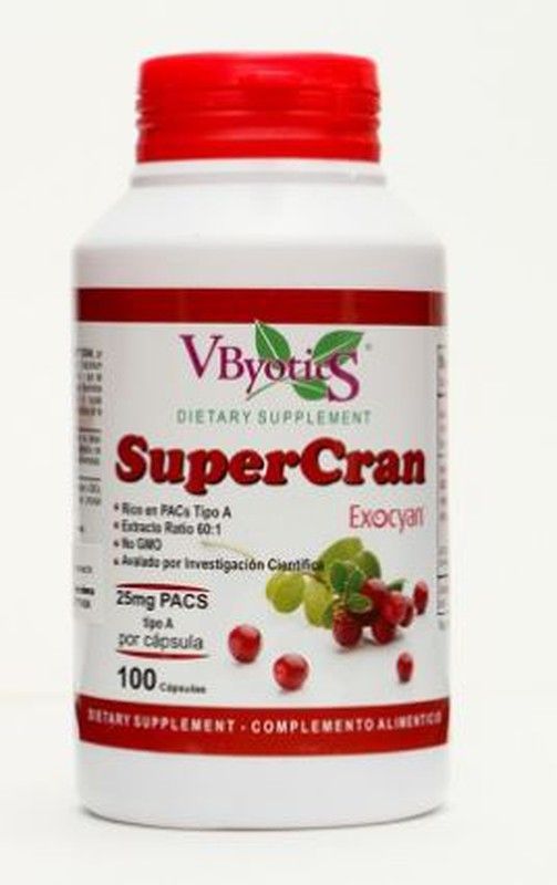 Cranberry Supercran 25/30     100 cápsulas.