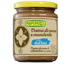 Crema almendra coco datil rapunzel 250 g bio ecológico