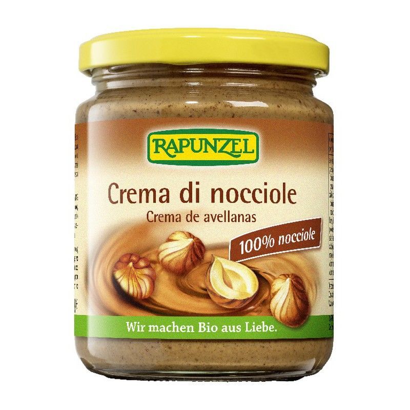 Crema avellanas rapunzel 250 g bio ecológico