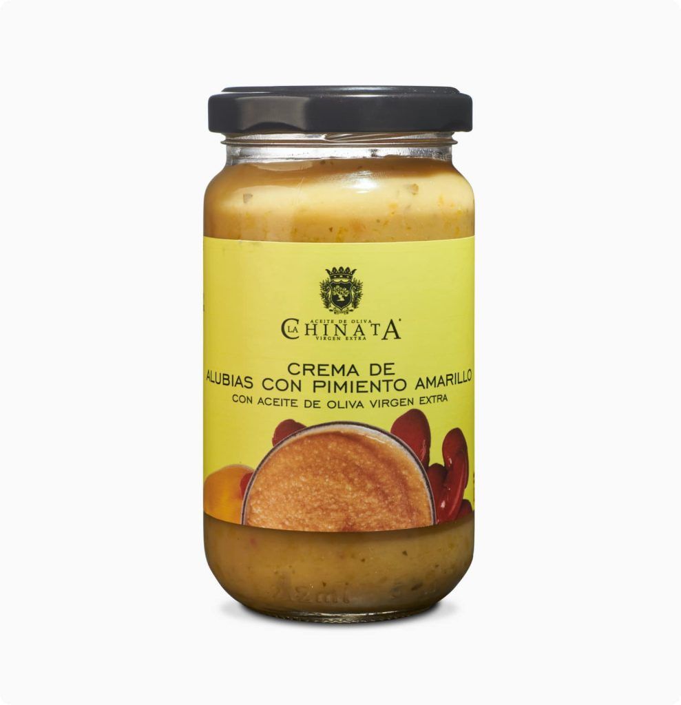 Crema de Alubias y Pimiento Amarillo con Aove 180 gr La Chinata