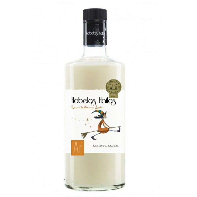Crema de arroz con leche 15º 70 cl artesano galicia habelas hailas