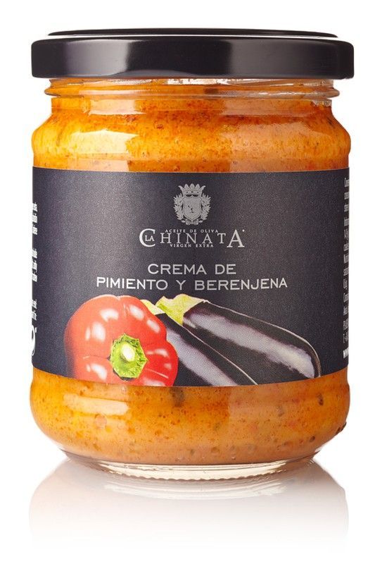 Crema de pimientos y berenjenas la chinata 180 grs
