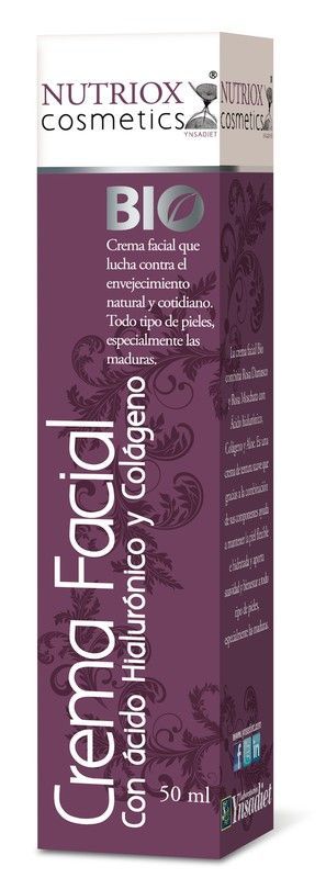 Crema Facial Bio Ac Hialuron Y Colage 50 Ml Nutrio