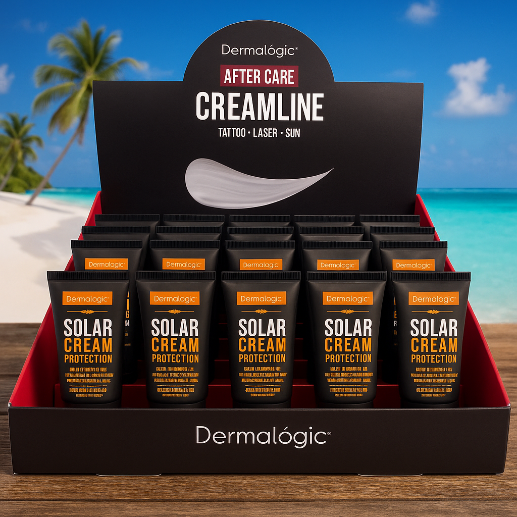 Crema para tatuajes con protección solar Dermalogic