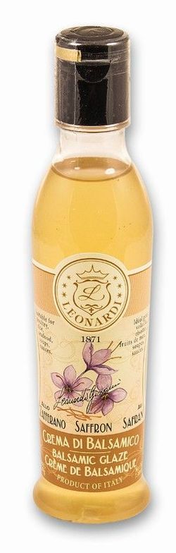 Crema Vinagre Balsámico Azafrán 220 g Leonardi