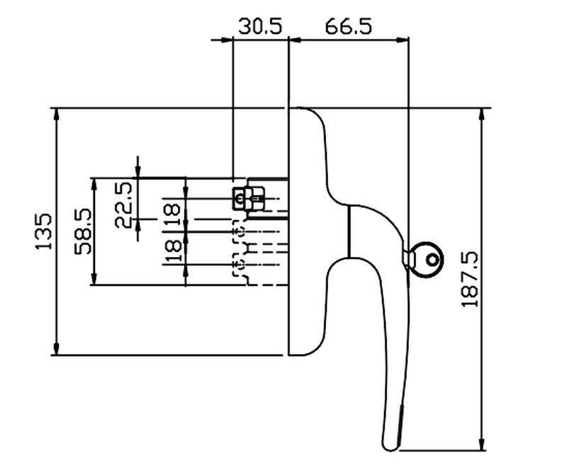 Cremona Prima Oscilo con Llave Captura (blanco)