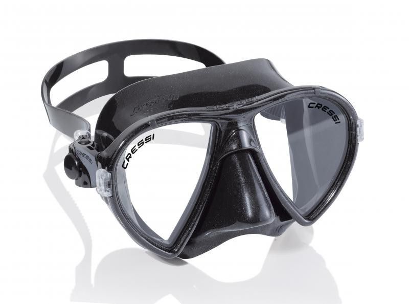 Cressi Máscara OCEAN, Dark & Negro