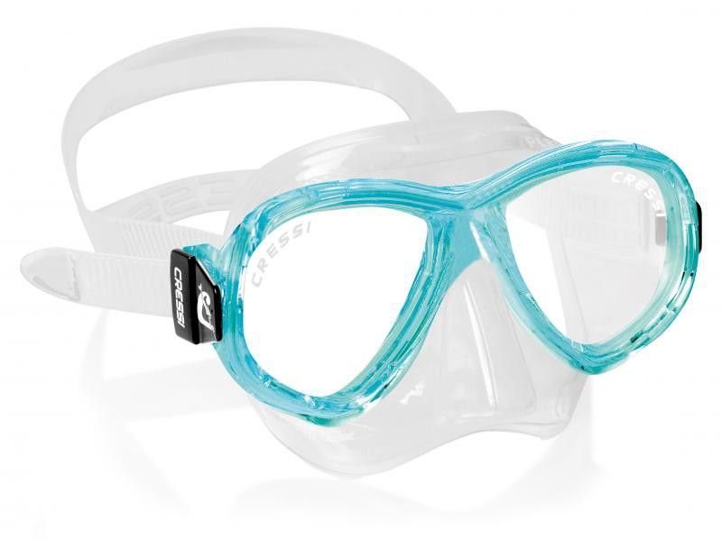 Cressi – Máscara Perla Junior, Transparente – Aguamarina