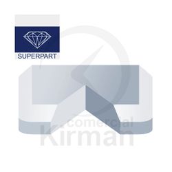 Cristal Reloj Zafiro 221-016-017 Cuadrado Plano Para Cart Diámetro 19,2x19,2mm x 1,00mm Grosor