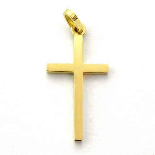 Cruz Oro 18kts Cruz Brillo 26x13mm C1/16064