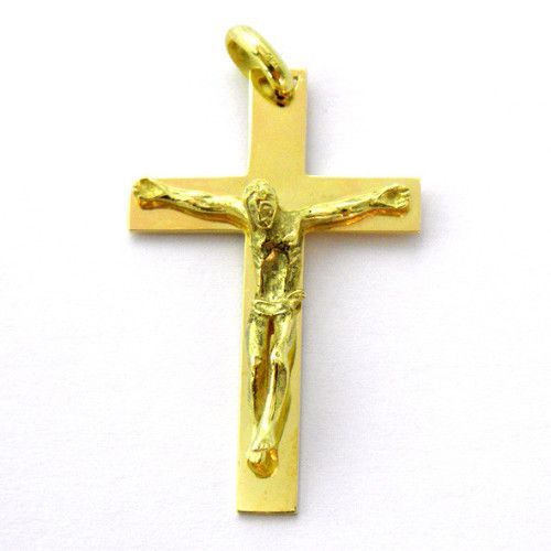 Cruz Oro 18kts Cruz Cristo 39x25mm C1/526/L