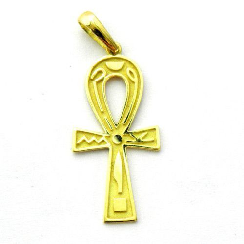 Cruz Oro 18kts Cruz De La Vida Bisel 31x16mm C1/10554/3