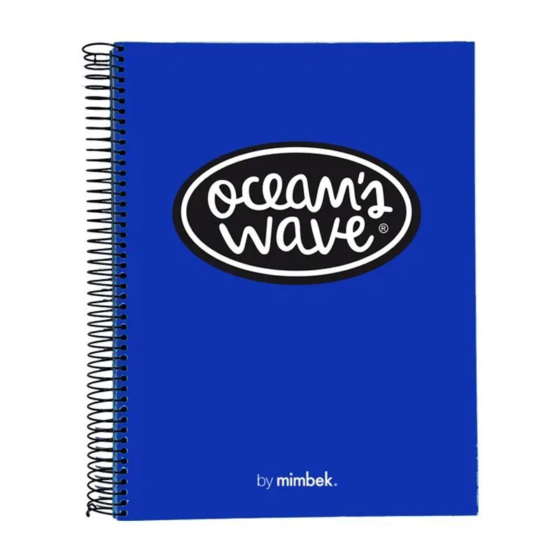 Cuaderno A4 Microperforado tapa encuadernada Azul