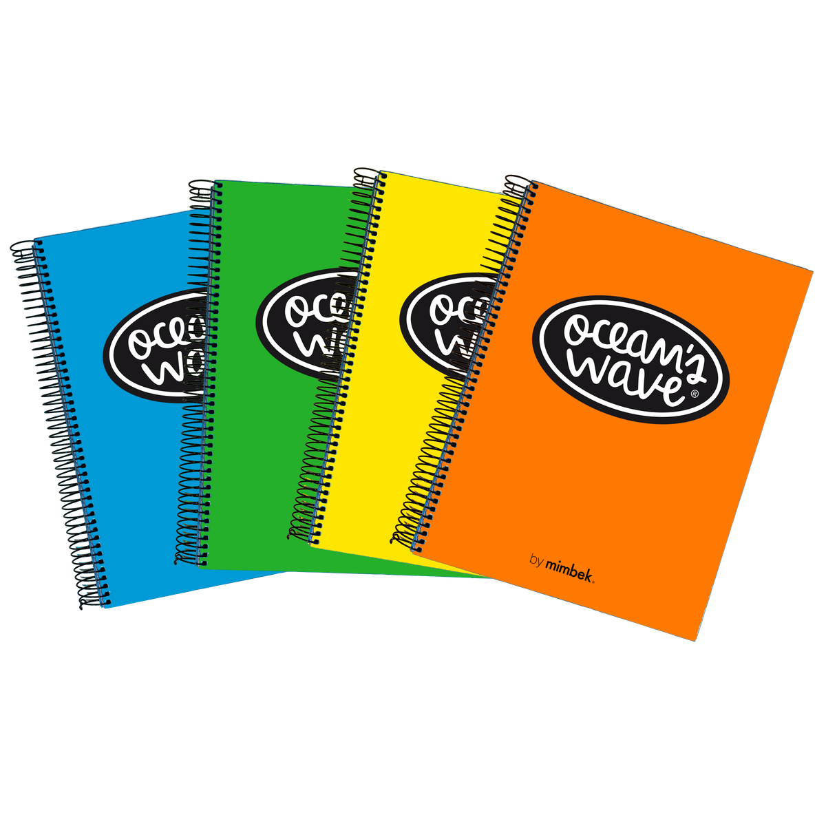 Cuaderno A4 tapa plástico 150 hojas 80 grs. Neón