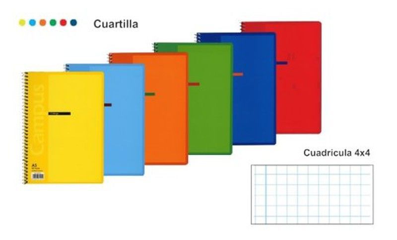 Cuaderno Campus A/5 Cuadors 80H 030020