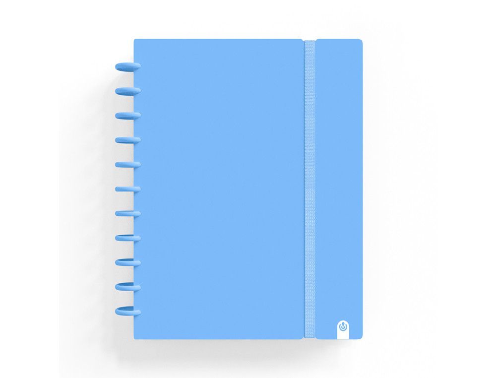 Cuaderno carchivo ingeniox foam a4 80h cuadricula azul pastel