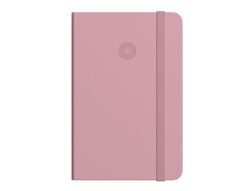 Cuaderno con gomilla antartik notes tapa dura a4 hojas puntos rosa pastel 100 hojas 80 gr fsc