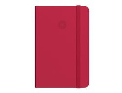 Cuaderno con gomilla antartik notes tapa dura a6 hojas lisas rojo 100 hojas 80 gr fsc