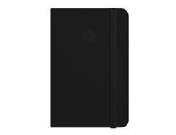 Cuaderno con gomilla antartik notes tapa dura a7 hojas lisas negro 80 hojas 80 gr fsc