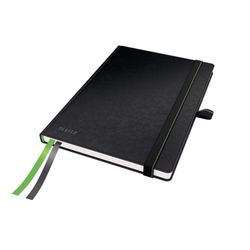 Cuaderno con tapas duras Leitz Complete, 80 hojas rayado horizontal, DIN A5, negro