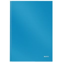 Cuaderno con tapas duras Leitz Solid, 80 hojas cuadriculado 5, DIN A4, azul