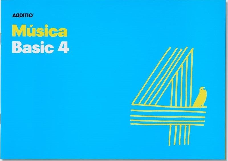 Cuaderno de Música Basic 4 Pentagramas ADDITIO