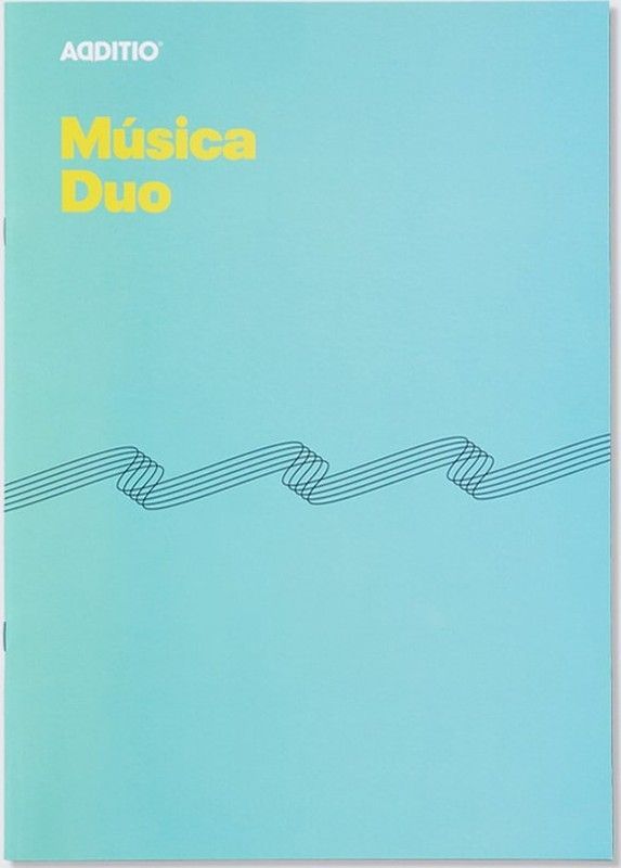 Cuaderno de Música Duo 8 Pentagramas ADDITIO