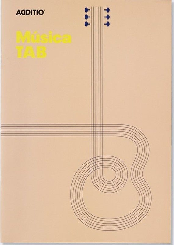 Cuaderno de Música Tab 4 Pentagramas ADDITIO