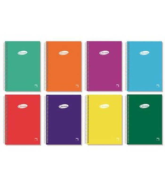 Cuaderno espiral 80 h. 4º liso