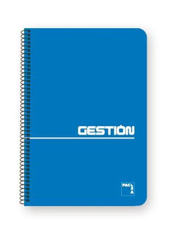 Cuaderno espiral 80 h. 4º Liso Gestión