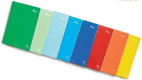 Cuaderno espiral XTRA 80 hojas folio Horizontal con margen T/D