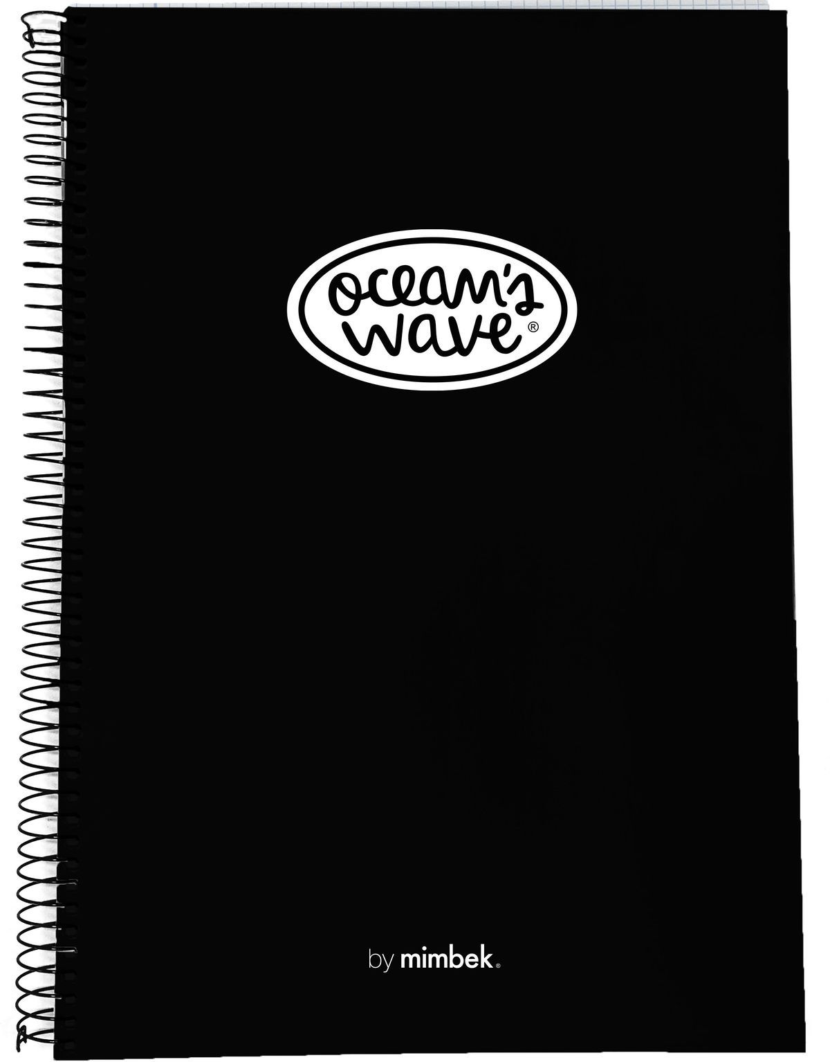 Cuaderno Folio Tapa Encuadernada Color Negro
