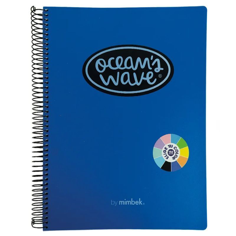 Cuaderno microperforado tapa plástico 150 hojas 80 grs