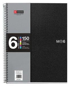 Cuaderno note book tapas de plástico